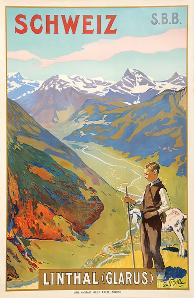 Edmond Bille — S.B.B. Linthal (Glarus), 1905