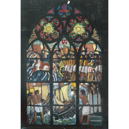 Edmond Bille — "La mobilisation à Thèbes...".