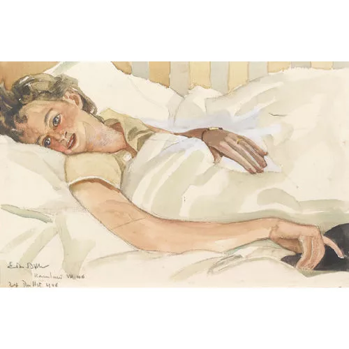 Edmond Bille — Femme couchée.