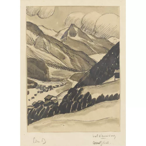 Edmond Bille — "Val d′Anniviers Zinal".