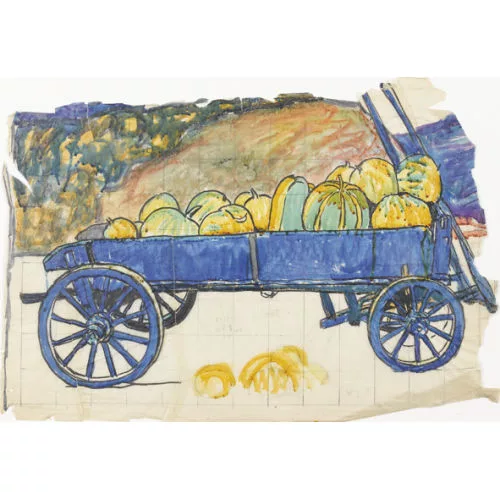 Edmond Bille — Le char de courges.