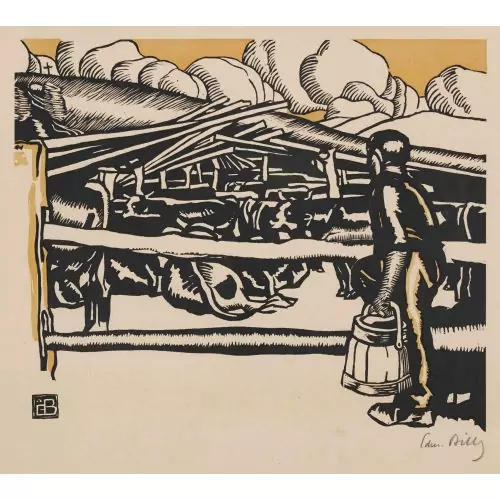 Les vaches et le paysan