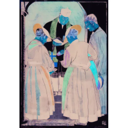 Edmond Bille — "Baptême".