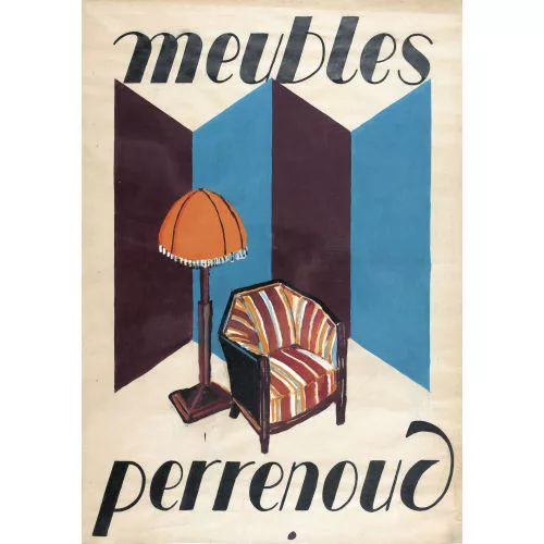 Edmond Bille — "meubles perrenoud".