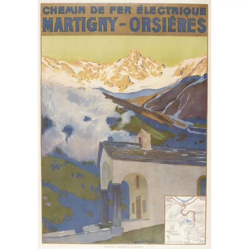 Edmond Bille — "Martigny-Orsière".