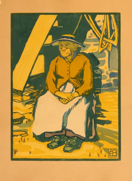 Vieille au soleil. 1913