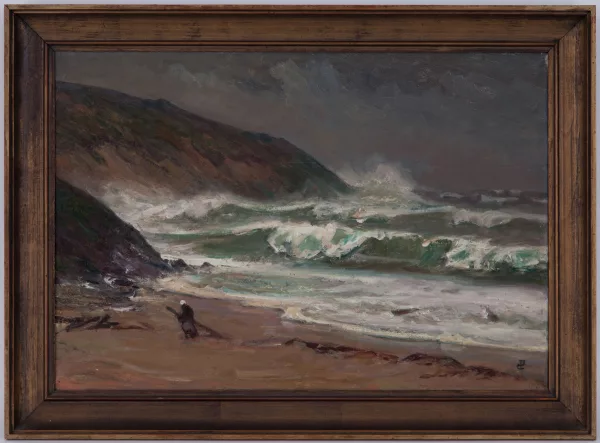 Edmond de Palézieux — "Plage de Chilbeau près de Saint Jean de Luz"