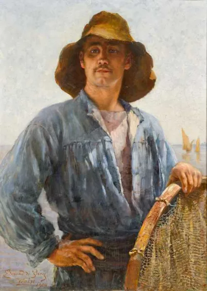 Edmond-Jean de Pury — Le Pêcheur. 1904.