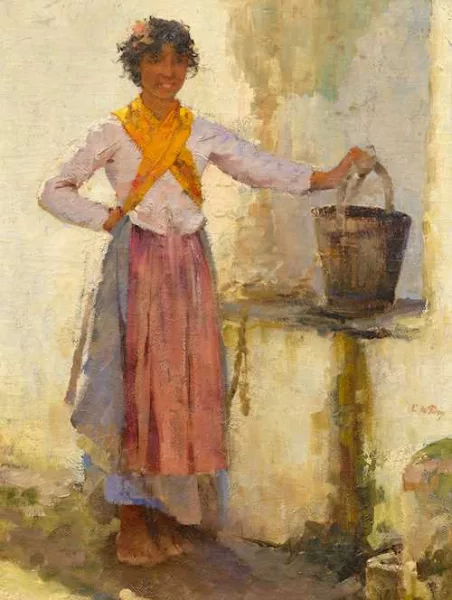 Edmond-Jean de Pury — La porteuse d'eau.