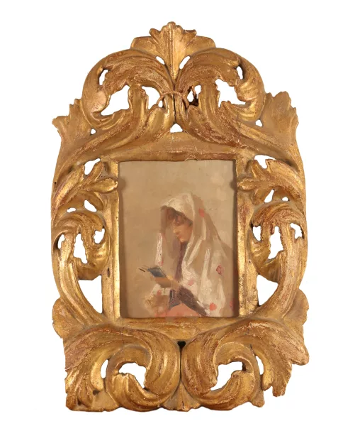 Edmond-Jean de Pury — La liseuse, Capri, 1889,