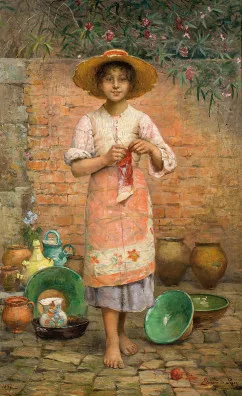 Edmond-Jean de Pury — Hélène, la petite vendeuse à la sauvette, 1892