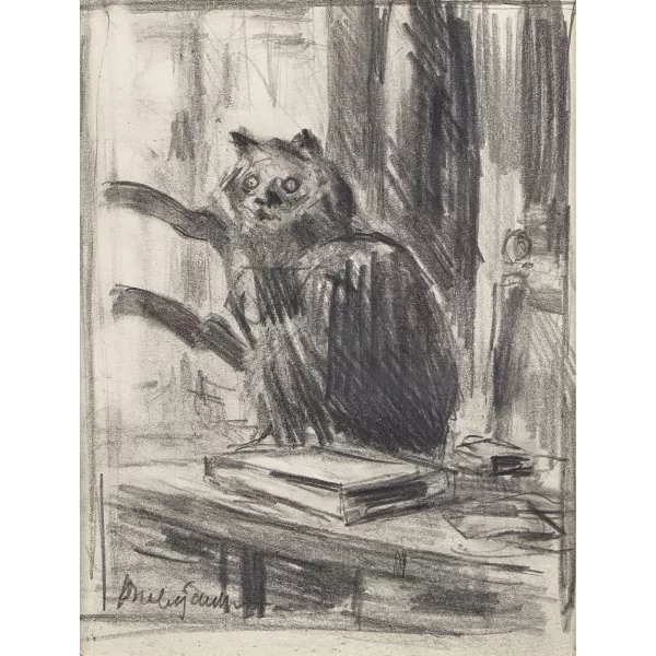 Edmondo Dobrzanski — "Hauskatze im Bauernhaus in Flawil".