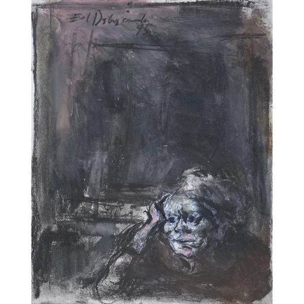 Edmondo Dobrzanski — "Kroatien, alte Frau".