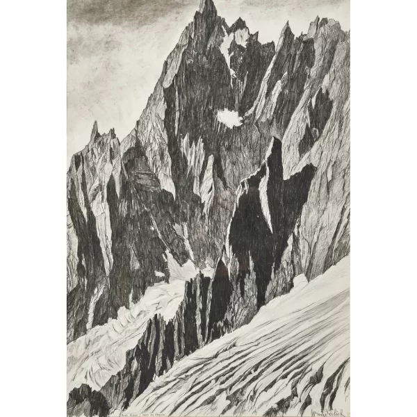 Edmund Wunderlich — "Mont Blanc/Dent de Réquin".