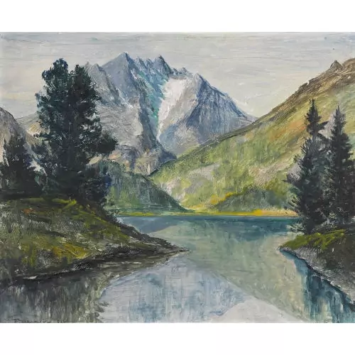 "Cavlocciosee bei Maloja"