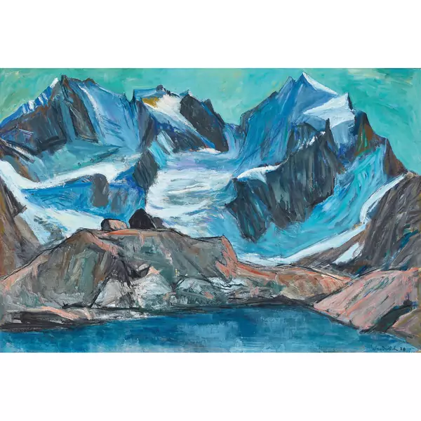 Fuorcla Surlej mit Piz Bernina und Piz Roseg