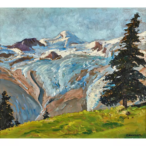 "Lauterbrunnental mit Breithorn"
