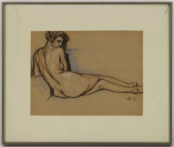 Edouard Elzingre — Edouard Elzingre (1880-1966), \Nus féminins\, paire