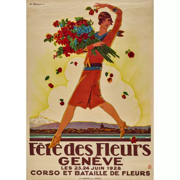 "Fête des Fleurs Genève 1928"