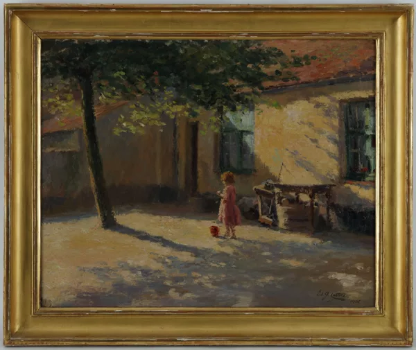 Edouard-Gaspard Castres — Edouard Gaspard Castres (1881-1964), \\Fillette dans