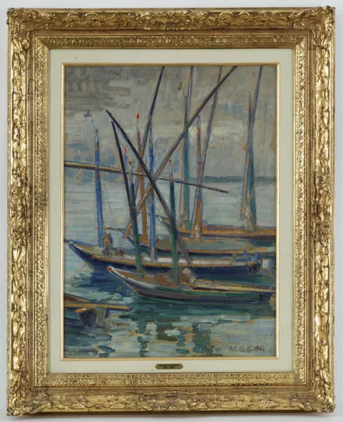 Edouard-Gaspard Castres — Edouard Gaspard Castres (1881-1964), \\La rade à