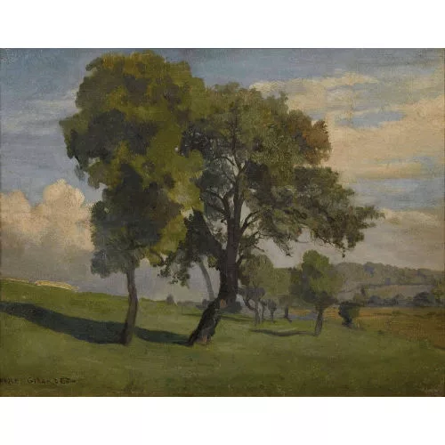 Edouard Henri Girardet — "Environs d′Epagnier".