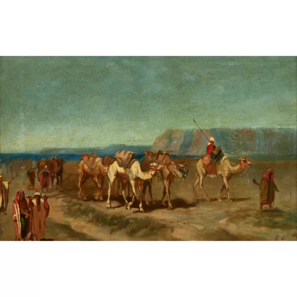 Edouard Henri Girardet — La caravane.
