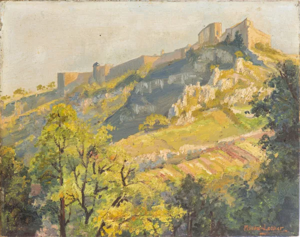 Edouard Lossier — Citadelle depuis le chemin de la Chapelle des bois