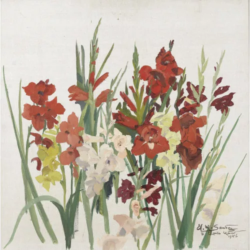 Edouard Marcel Sandoz — Gladiolen.