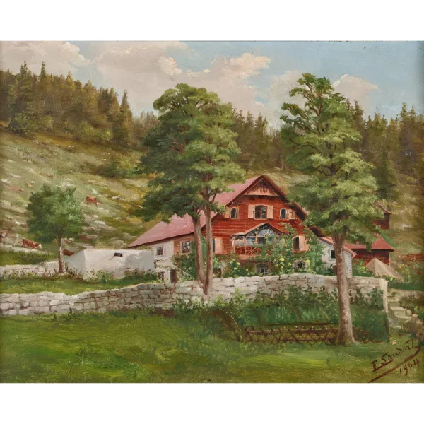 Edouard Marcel Sandoz — "La maison du Prévoux au Locle".