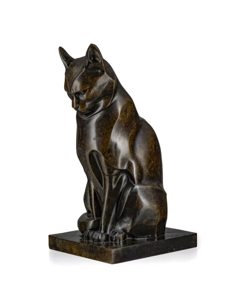 Édouard Marcel Sandoz — Chat assis"
