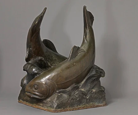 Jardinière deux poissons