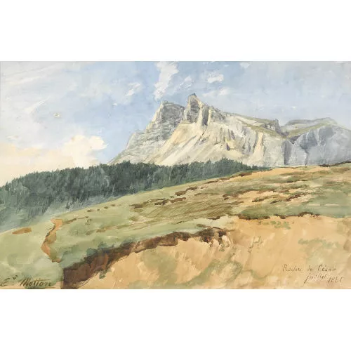 Edouard Metton — "Roches de César".