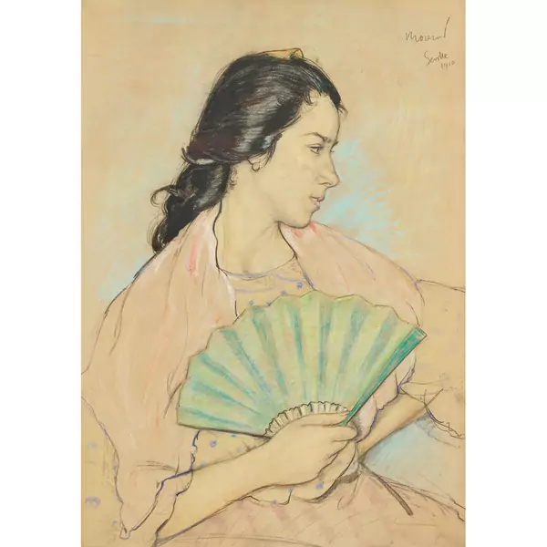 "Femme à l'eventail"
