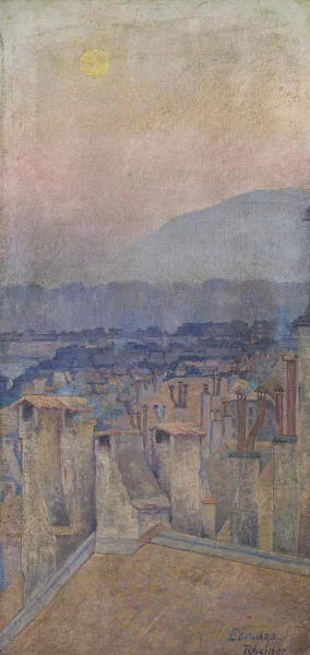 Edouard Rheiner — Vue, depuis un atelier",