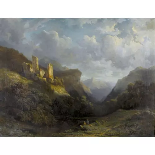 Burgruine im oberen Inntal