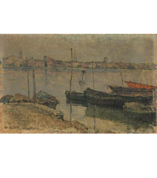Édouard Vallet — Canal à Chioggia