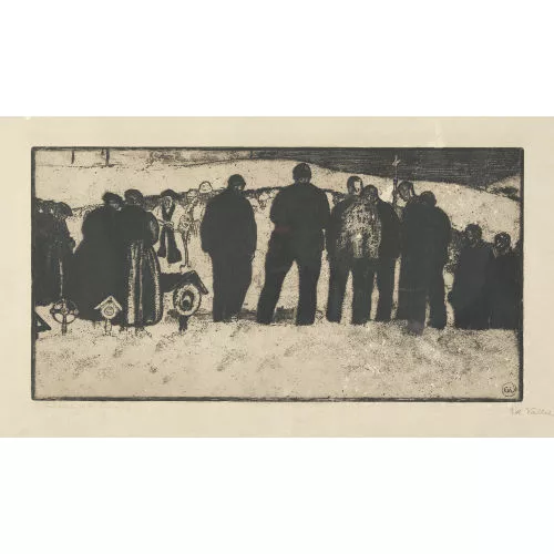 Édouard Vallet — "Enterrement à la montagne".