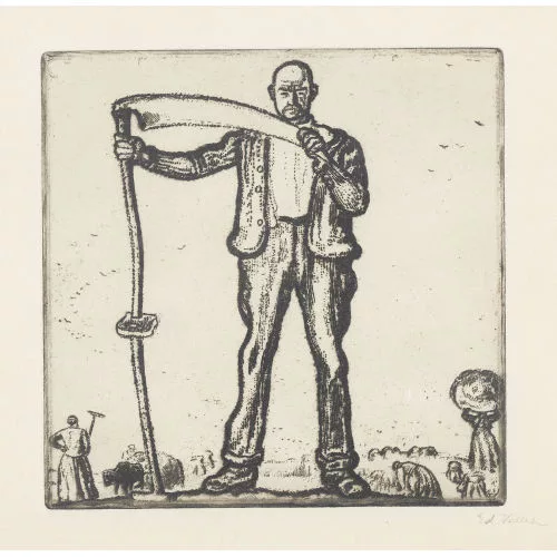 Édouard Vallet — "Le temps des moissons".