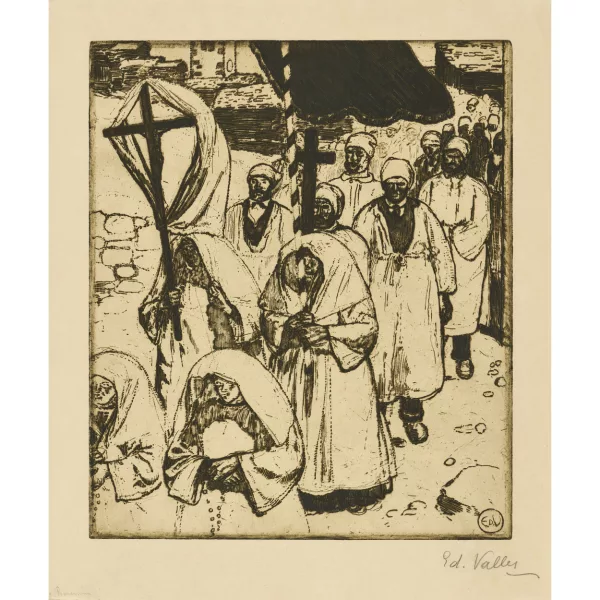 Édouard Vallet — "Procession".