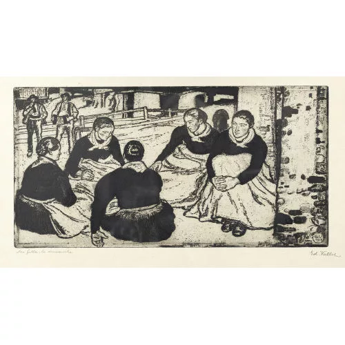 Édouard Vallet — "Les filles, le dimanche".