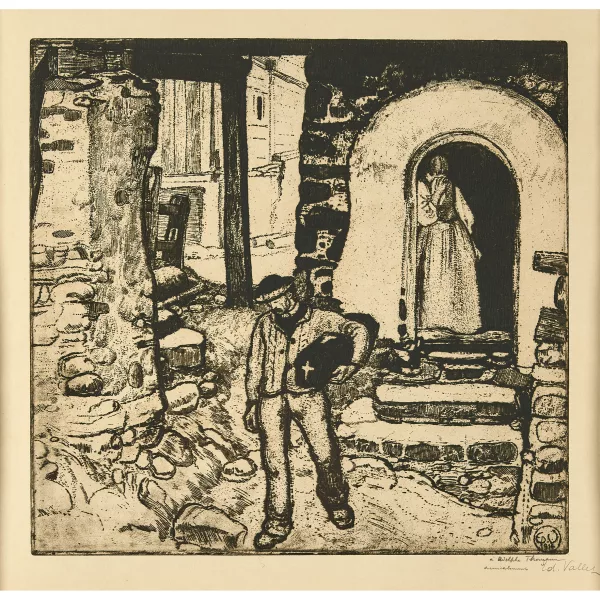Édouard Vallet — "L'enfant mort".