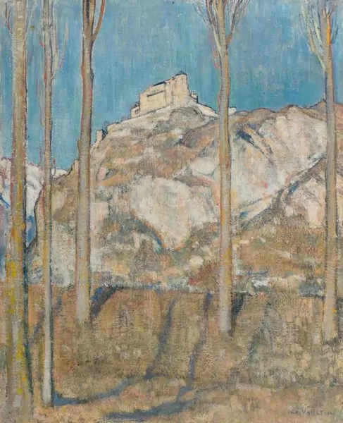 EDOUARD VALLET — Chateau de Valère, Sion. 1921. — Koller Auktionen