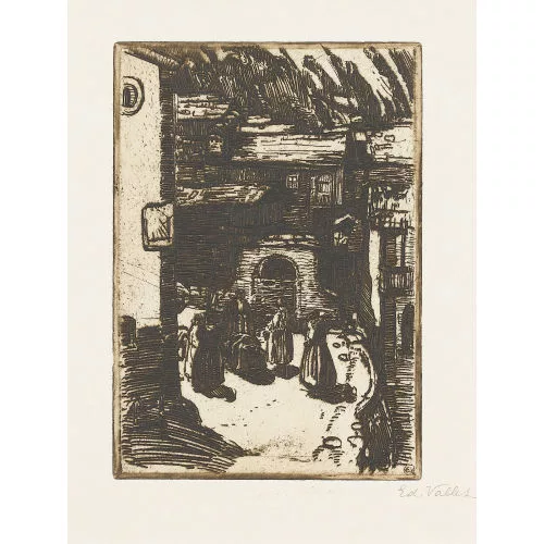 Édouard Vallet — Village valaisan.