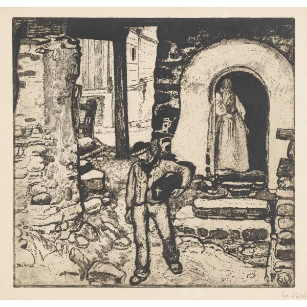 Édouard Vallet — "L′enfant mort".