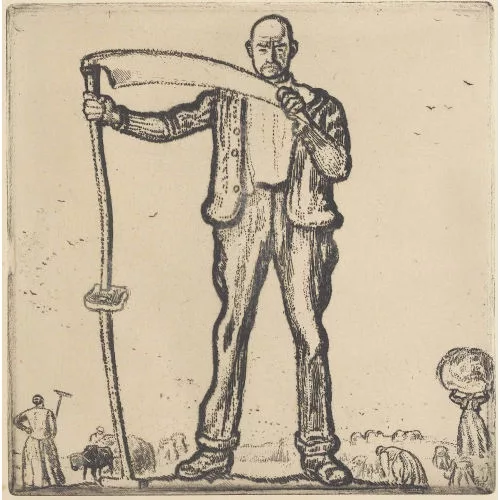 Édouard Vallet — "Le temps des moissons".