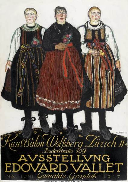 Édouard Vallet — "Kunstsalon Wolfsberg 1917".
