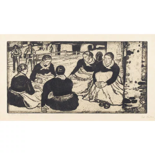 Édouard Vallet — "Les filles, le dimanche".