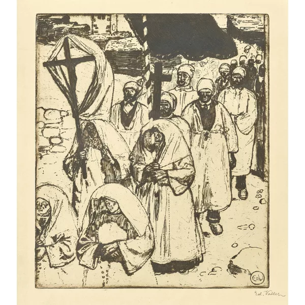 Édouard Vallet — "Procession".