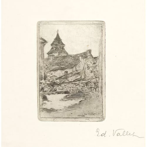 Édouard Vallet — Eglise de Vertrieu.